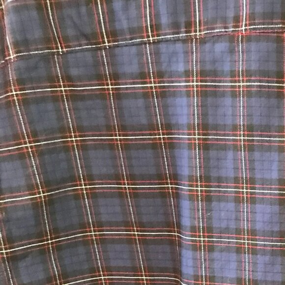 Bugatchi Button-Down Oxford Shirt: Vintage Collar Shirt Purple Plaid, Size Large - Picture 9 of 10